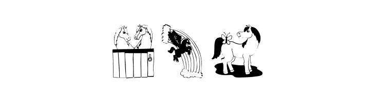 Horses  Free Fonts Download