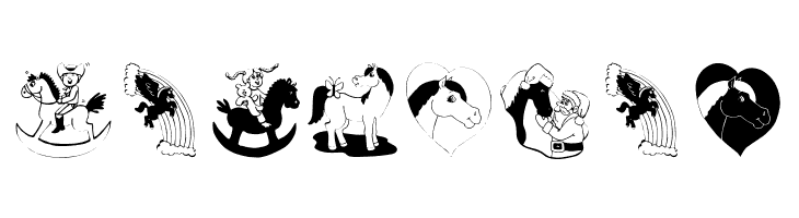 Horses  Free Fonts Download