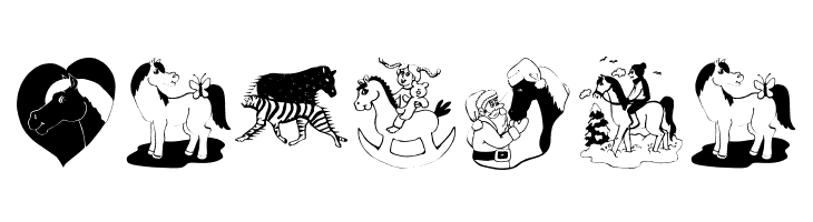 Horses  Free Fonts Download