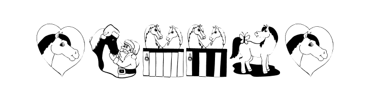 Horses  Free Fonts Download