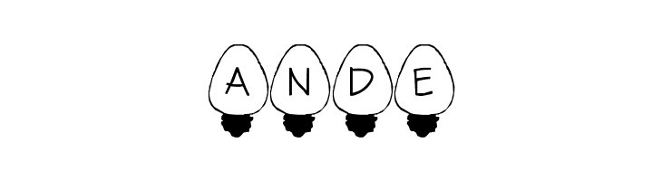 Christmas Lights  Free Fonts Download