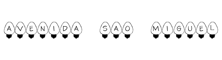 Christmas Lights  Free Fonts Download