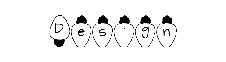 Christmas Lights  Free Fonts Download