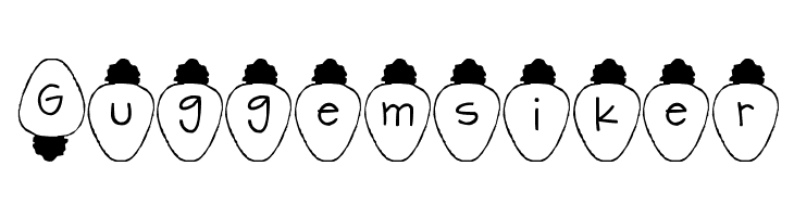 Christmas Lights  Free Fonts Download