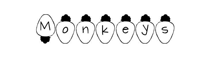Christmas Lights  Free Fonts Download
