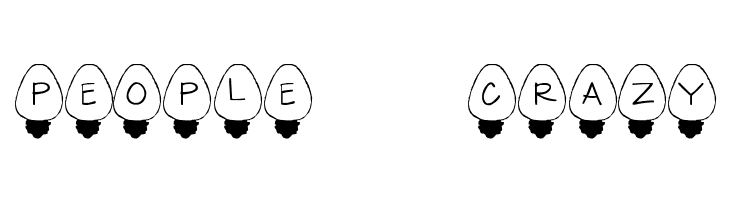 Christmas Lights  Free Fonts Download