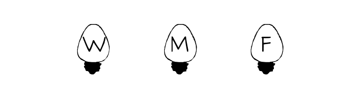 Christmas Lights  Free Fonts Download