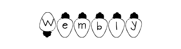 Christmas Lights  Free Fonts Download