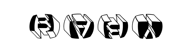 LetterBuildingsRoundContrast  Free Fonts Download