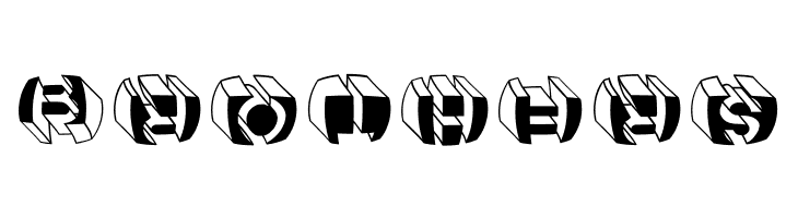 LetterBuildingsRoundContrast  Free Fonts Download