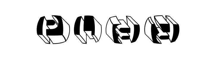 LetterBuildingsRoundContrast  Free Fonts Download