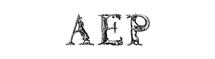 LettersAnimales  Free Fonts Download