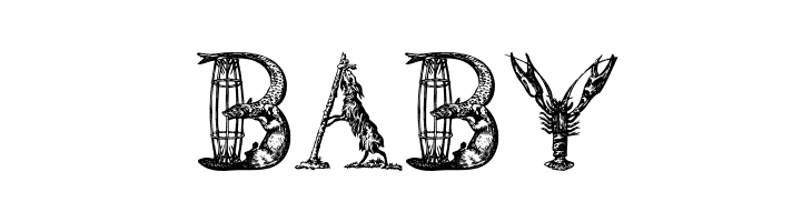 LettersAnimales  Free Fonts Download