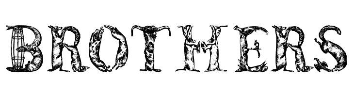 LettersAnimales  Free Fonts Download