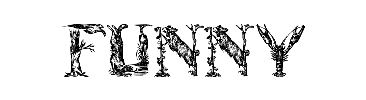 LettersAnimales  Free Fonts Download