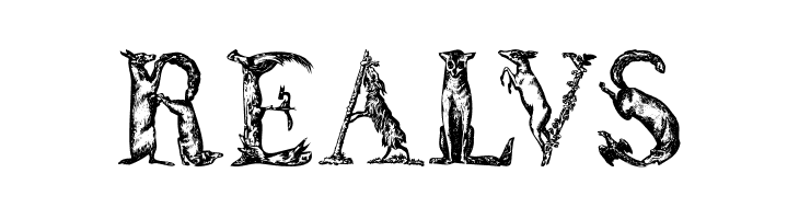 LettersAnimales  Free Fonts Download