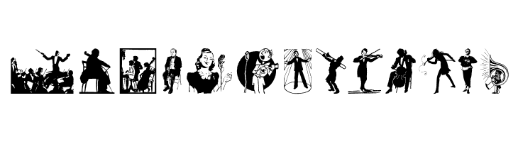 MusiciansTwo  Free Fonts Download