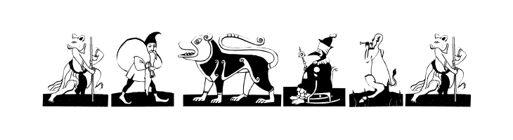 MythologicalBats  Free Fonts Download