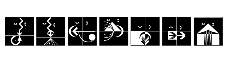 AbstractFacesThree  Free Fonts Download