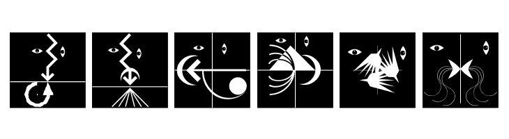 AbstractFacesThree  Free Fonts Download