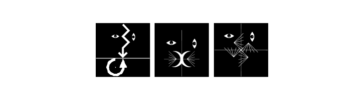 AbstractFacesThree  Free Fonts Download