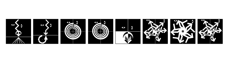 AbstractFacesThree  Free Fonts Download