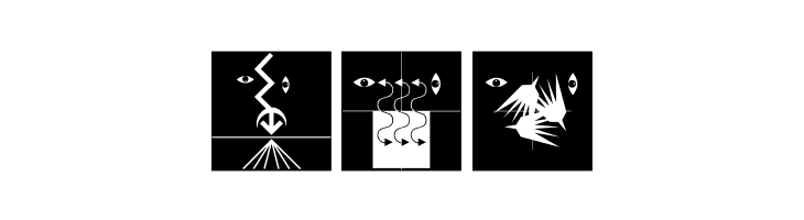 AbstractFacesThree  Free Fonts Download