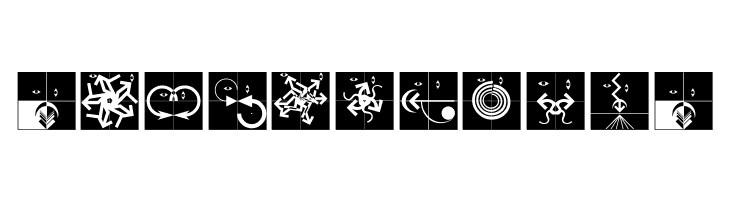 AbstractFacesThree  Free Fonts Download