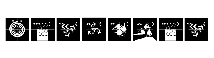 AbstractFacesThree  Free Fonts Download