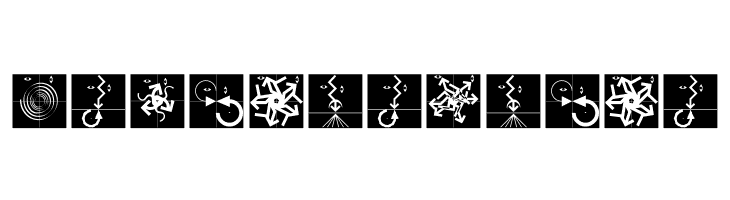 AbstractFacesThree  Free Fonts Download