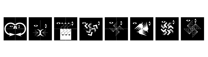 AbstractFacesThree  Free Fonts Download