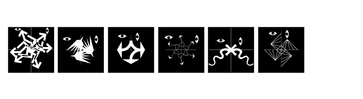 AbstractFacesThree  Free Fonts Download