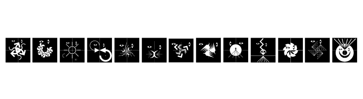 AbstractFacesThree  Free Fonts Download