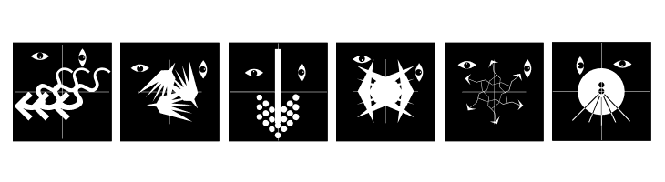 AbstractFacesThree  Free Fonts Download