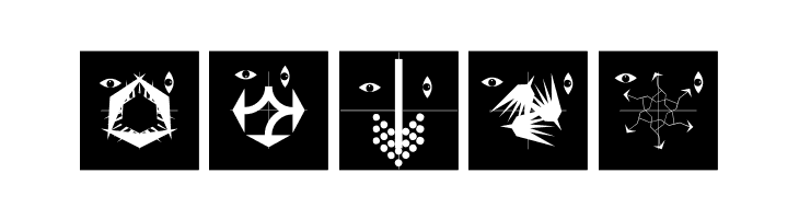 AbstractFacesThree  Free Fonts Download