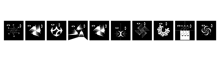 AbstractFacesThree  Free Fonts Download