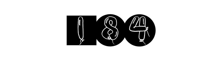 BalloonDigits  Free Fonts Download