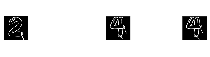 BalloonDigits  Free Fonts Download