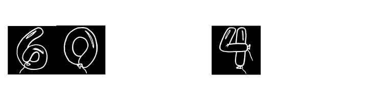 BalloonDigits  Free Fonts Download