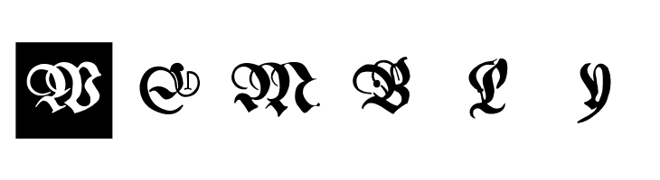 MKanzleiCaps-One  Free Fonts Download