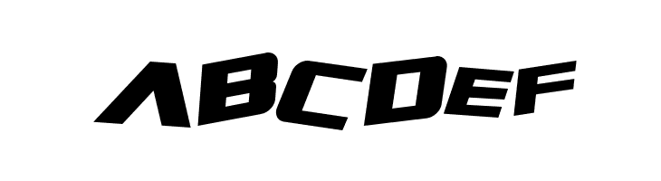 Zero Gravity Extended Bold Italic  Free Fonts Download