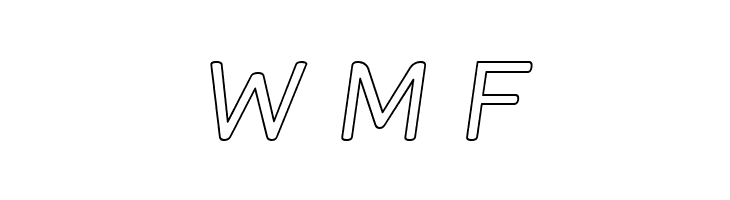 Street Outline Italic  Free Fonts Download