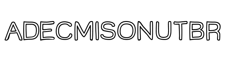 Street Freehand - Outline  Free Fonts Download