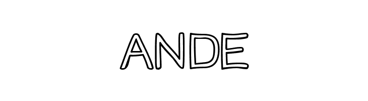 Street Freehand - Outline  Free Fonts Download