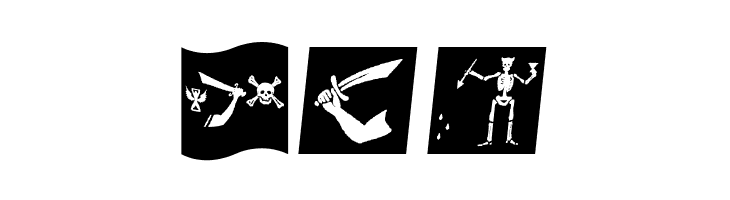 PiratsSymbolsArtefacts  Free Fonts Download