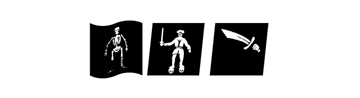 PiratsSymbolsArtefacts  Free Fonts Download
