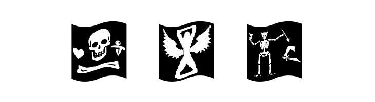 PiratsSymbolsArtefacts  Free Fonts Download