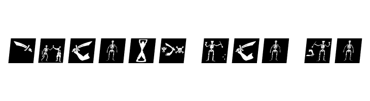 PiratsSymbolsArtefacts  Free Fonts Download