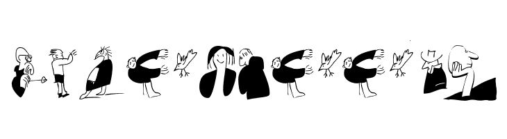 HeadsAndHandsTwo  Free Fonts Download