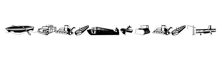 TrafficVehicles  Free Fonts Download